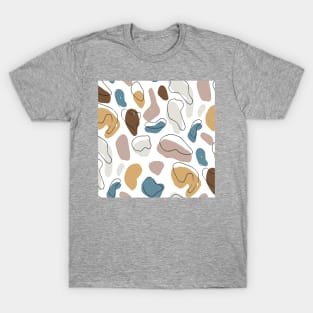 Pastel Solid Color Pebbles T-Shirt